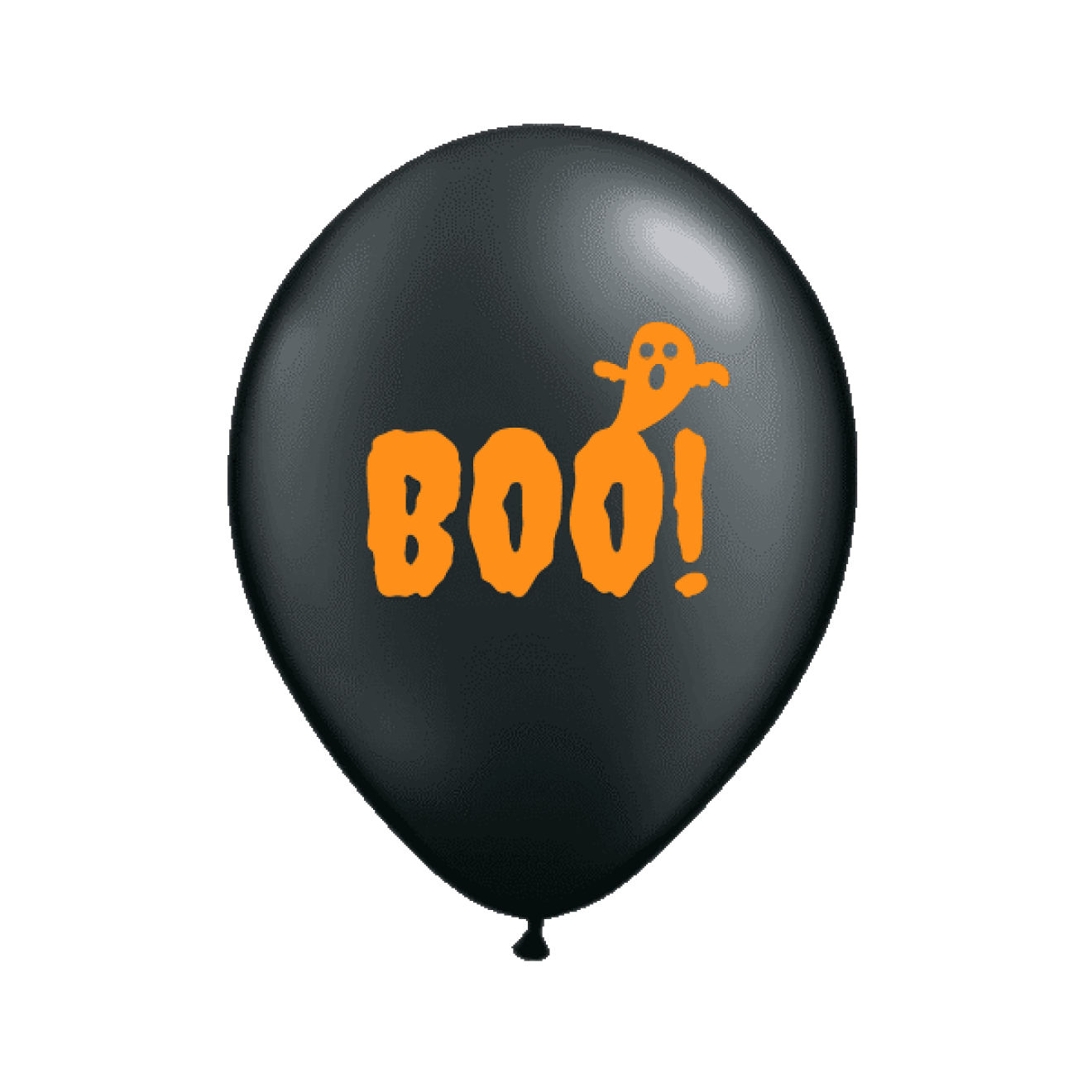6 Luftballons Boo - Schwarz