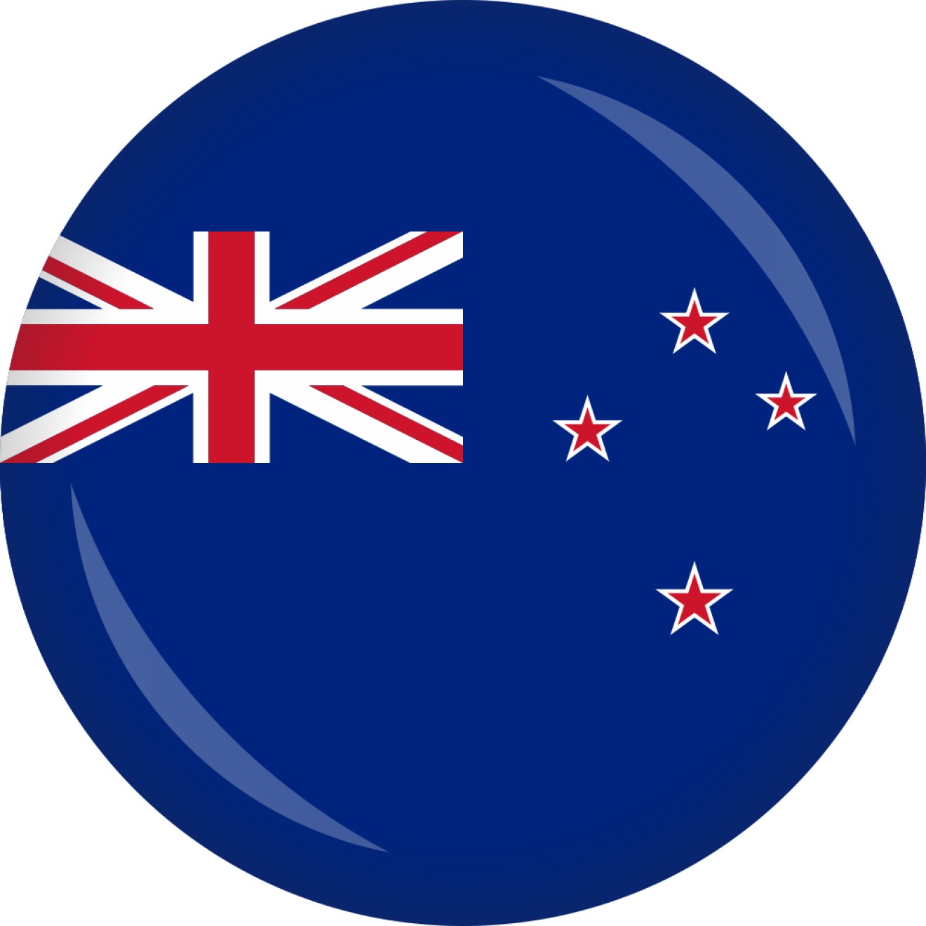 Button Neuseeland Flagge Ø 50 mm