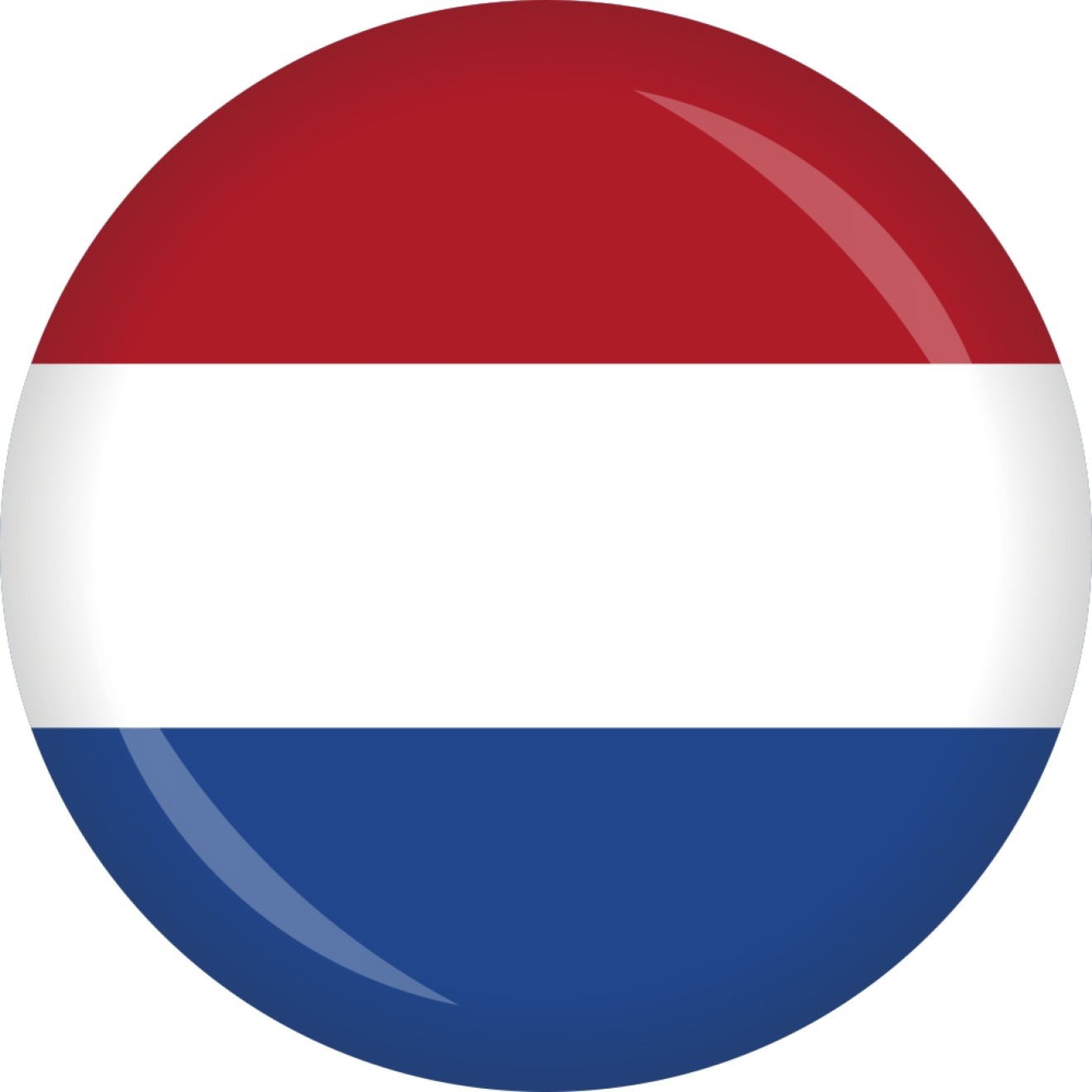 Button Niederlande Flagge Ø 50 mm