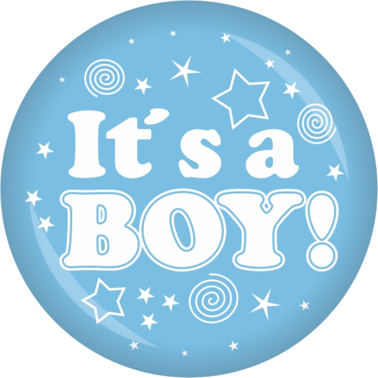 Button Geburt: It`s a Boy! Ø 50 mm