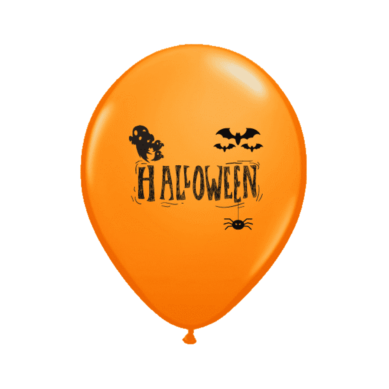6 Luftballons Halloween - Orange