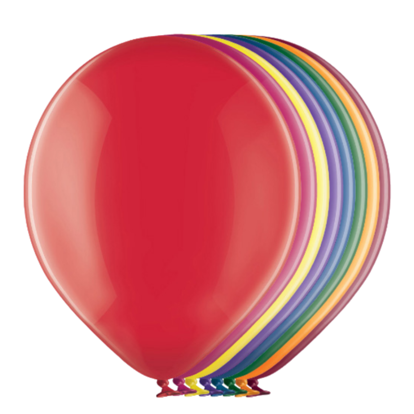 Luftballons Kristall (Durchsichtig)- Freie Farbwahl