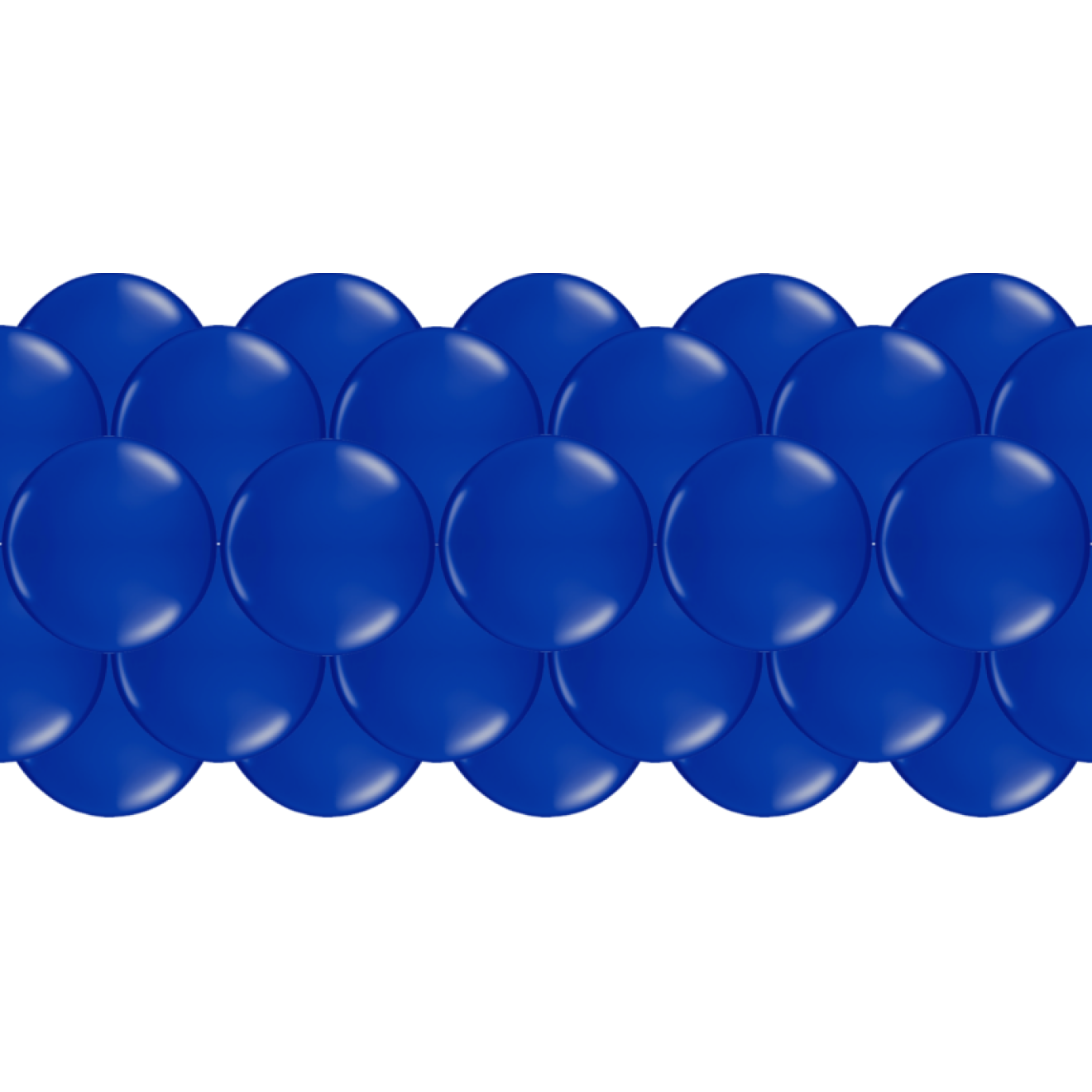 Luftballongirlanden-Set Dunkelblau ab 3 m