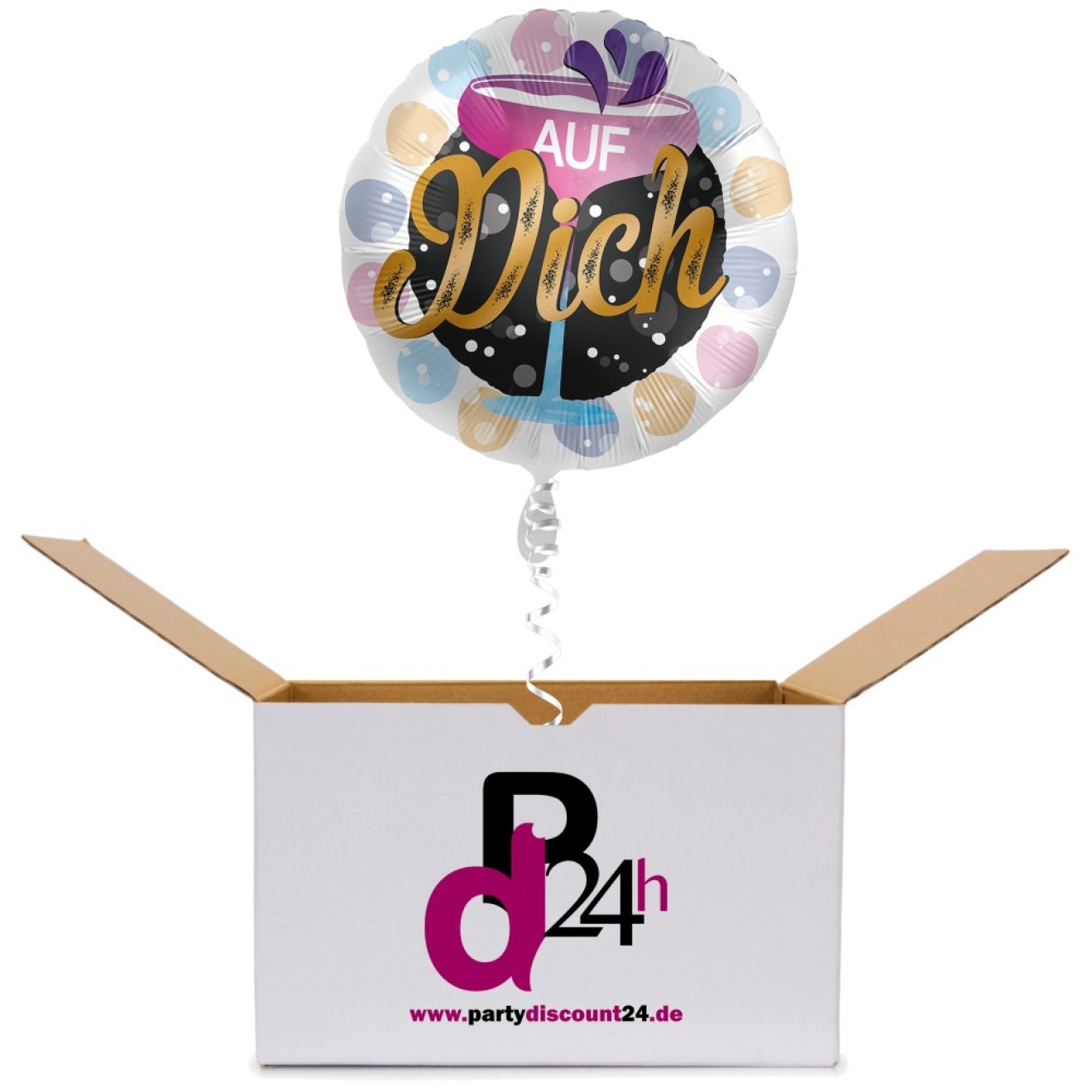 Ballonpost Geburtstag - Auf Dich Ø 45 cm
