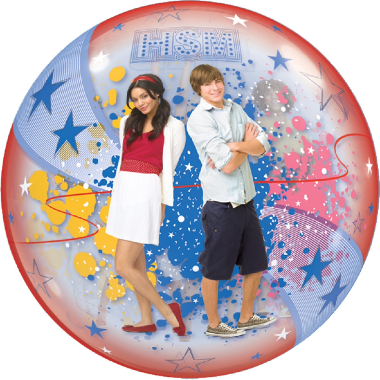Bubble Ballon High School Musical Ø 56 cm - Qualatex -