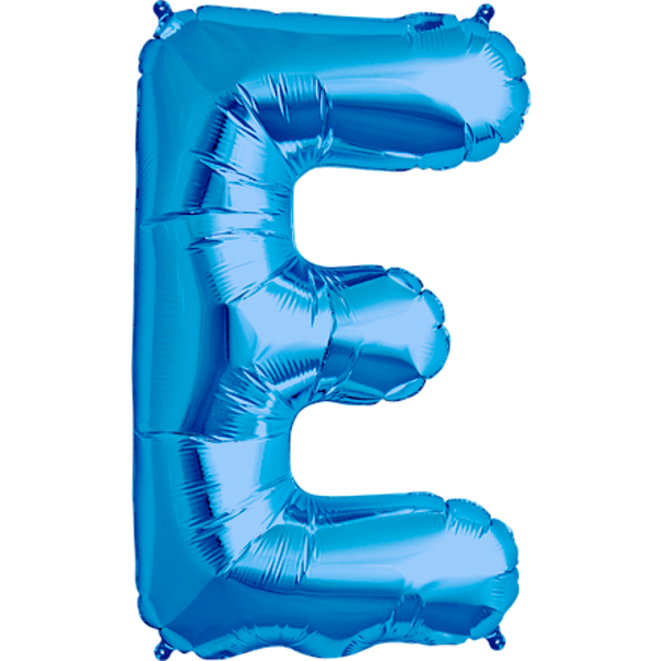 Folienballon Buchstabe - E - Blau 86 cm