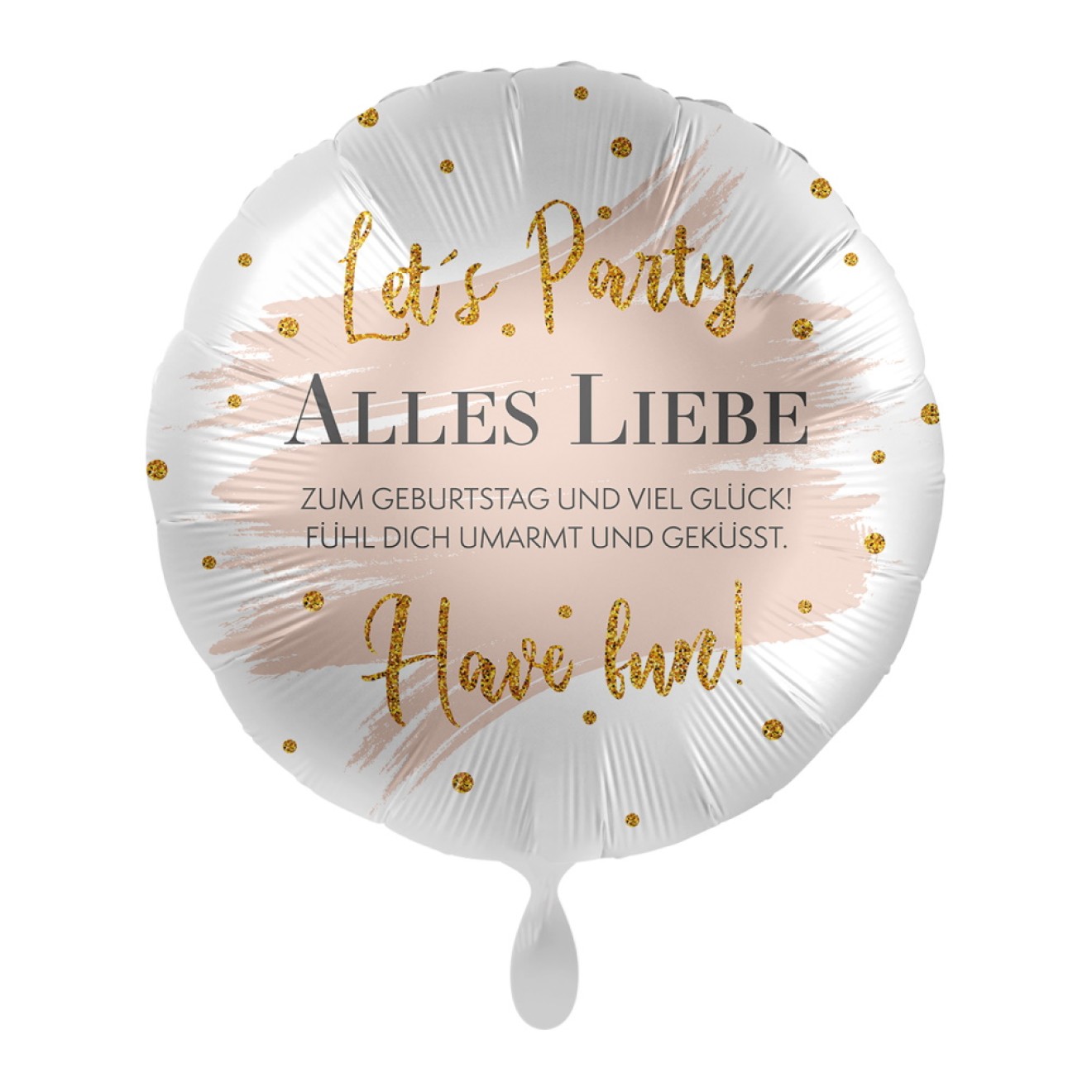 Folienballons Geburtstag - Let's Party Ø 45 cm
