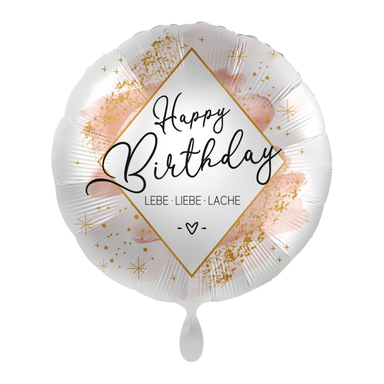 Folienballons Geburtstag - Lebe, Liebe, Lache (2) Ø 45 cm