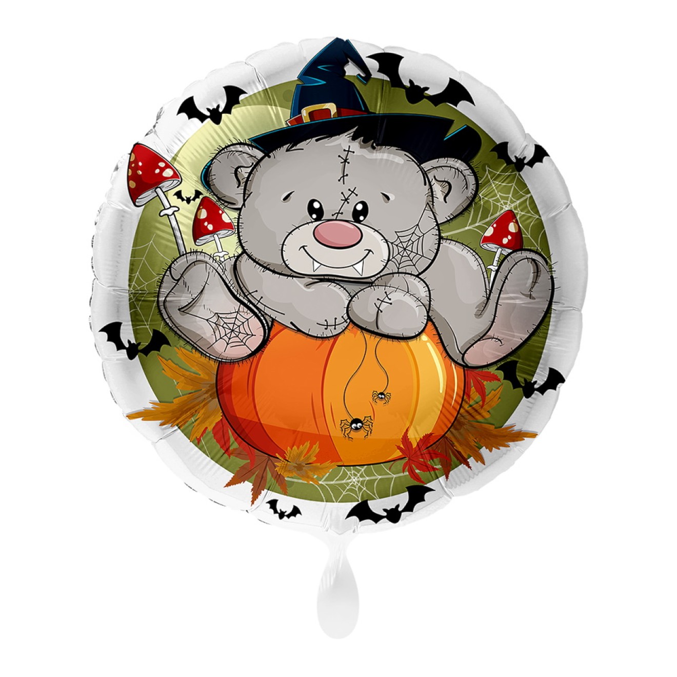 Folienballons Halloween - Teddy Ø 45 cm