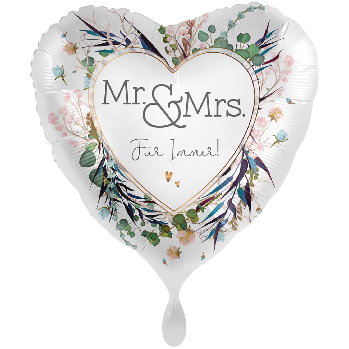 Folienballons Hochzeit - Mr & Mrs Für immer Ø 45 cm