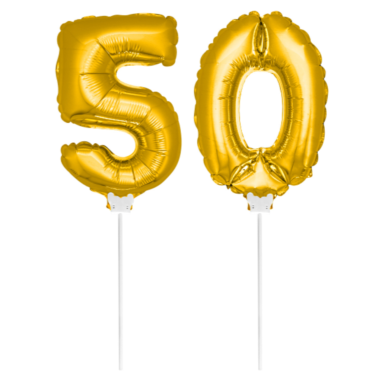 Folienballon Zahl 50 Gold XXL Zahlenballon Luftballon Geburstag Nummer Deko 