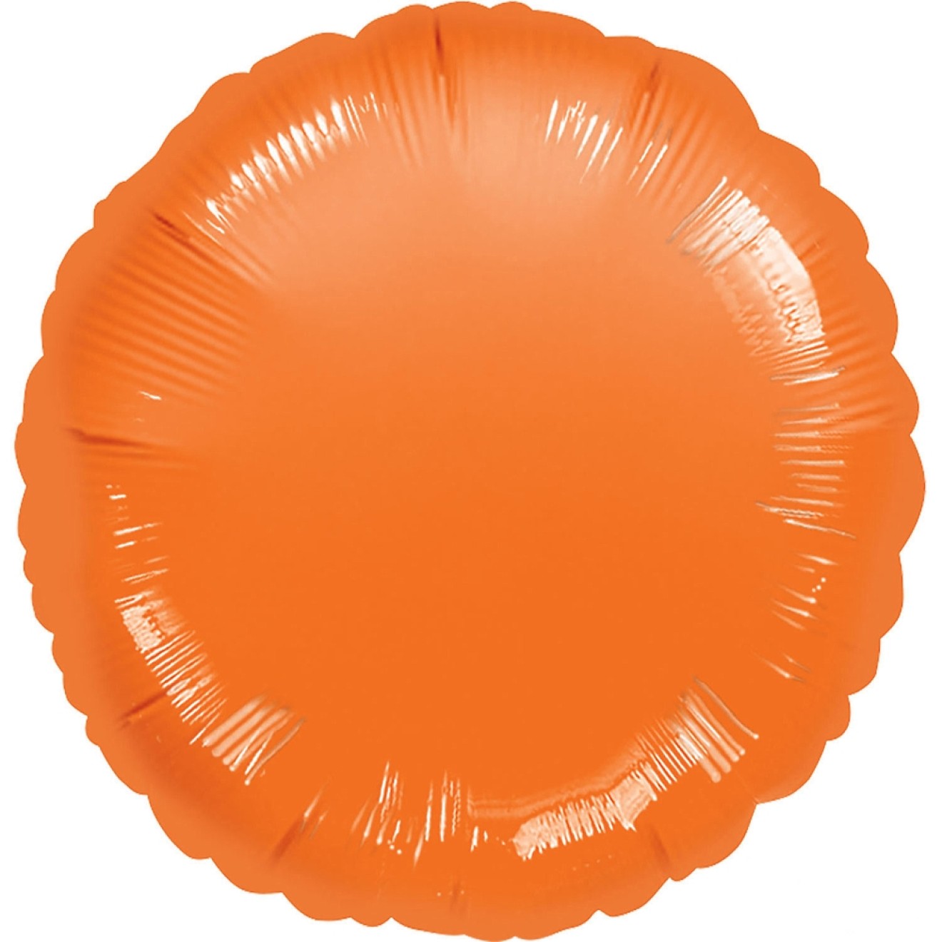 Folienballon Rund - Orange Ø 45 cm