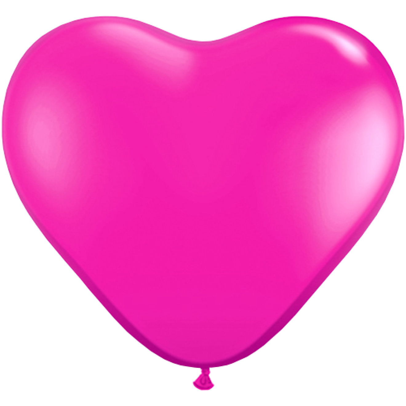 Herzballons Pink Ø 25 cm