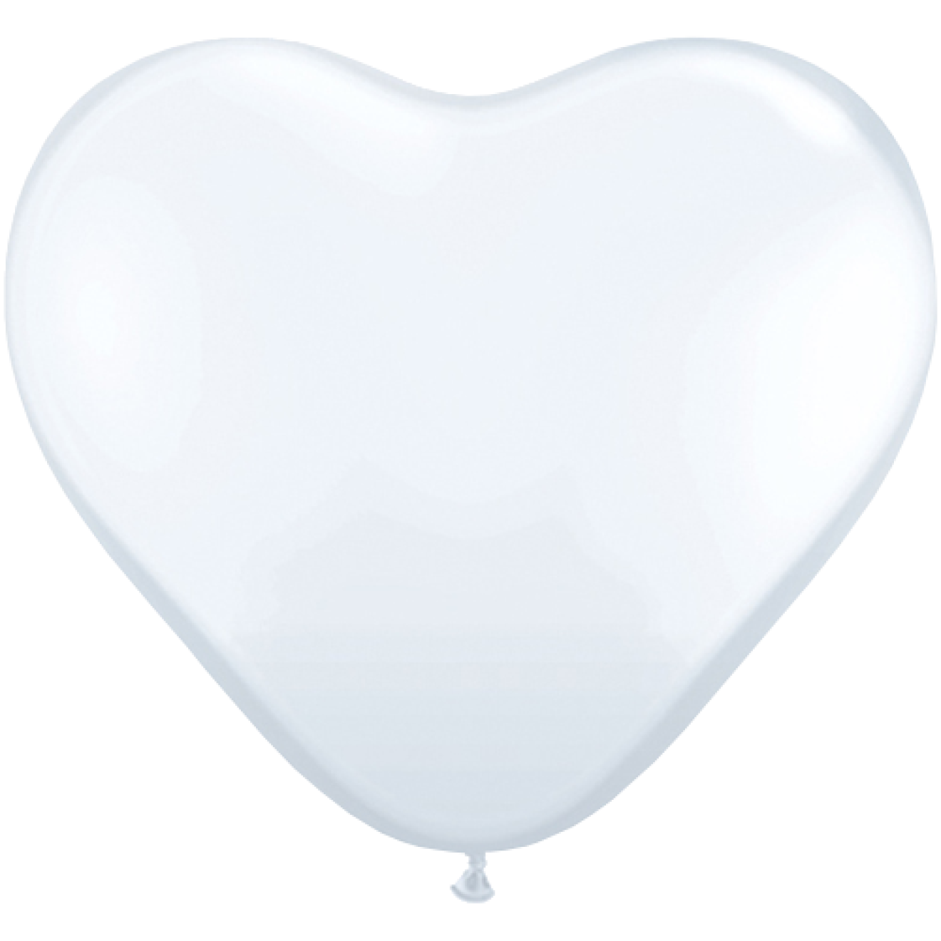 Herzballons Weiß Ø 40 cm