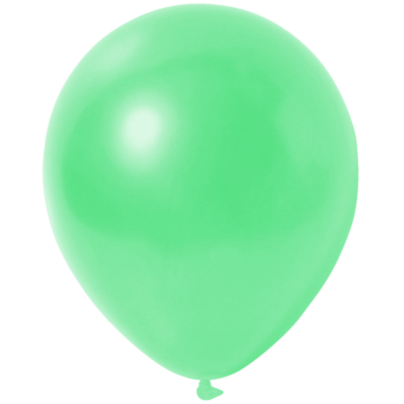 Luftballons Mintgrün - Metallic (Glänzend) Ø 30 cm