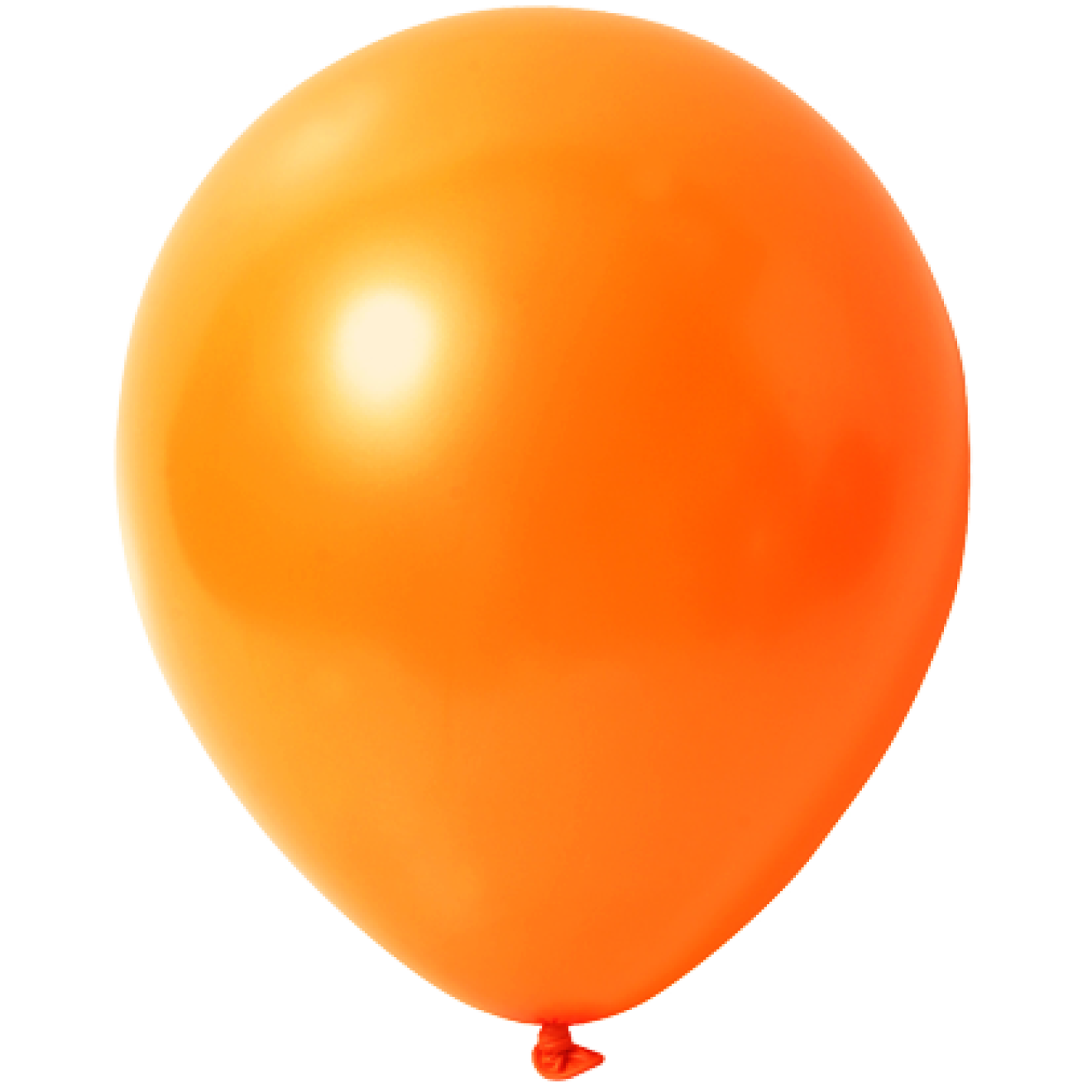 Luftballons Orange - Metallic (Glänzend) Ø 30 cm