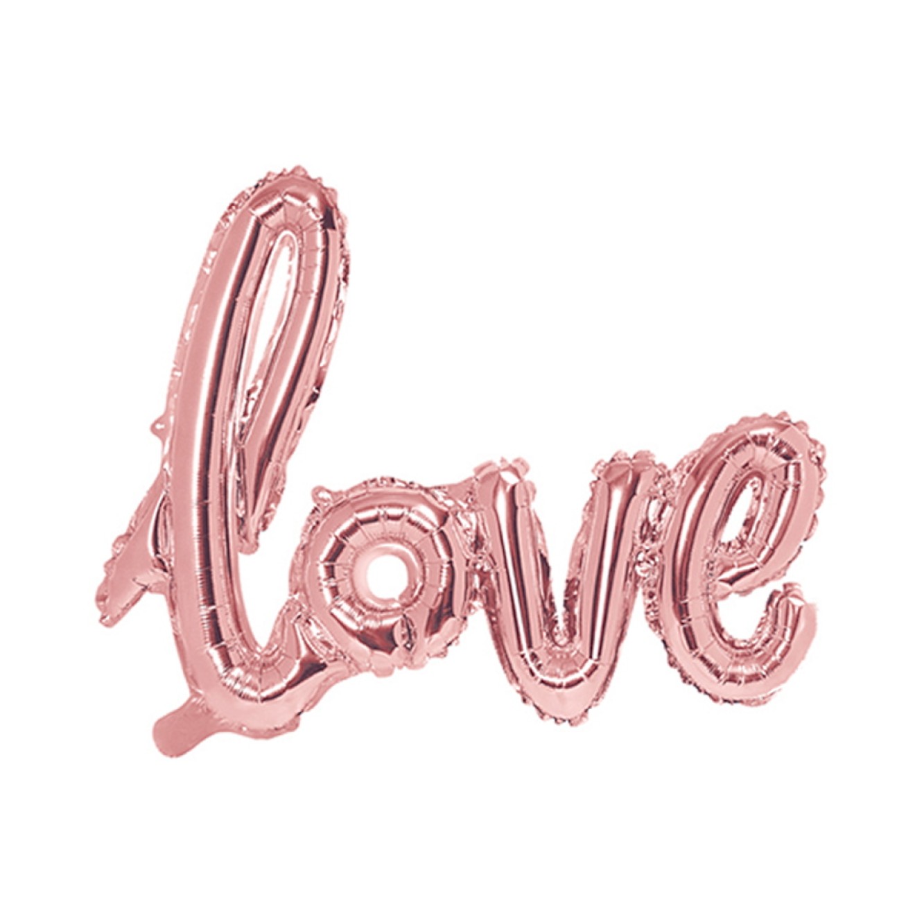 Folienballon Love Schriftzug (Schreibschrift) - Rose Gold 73 cm