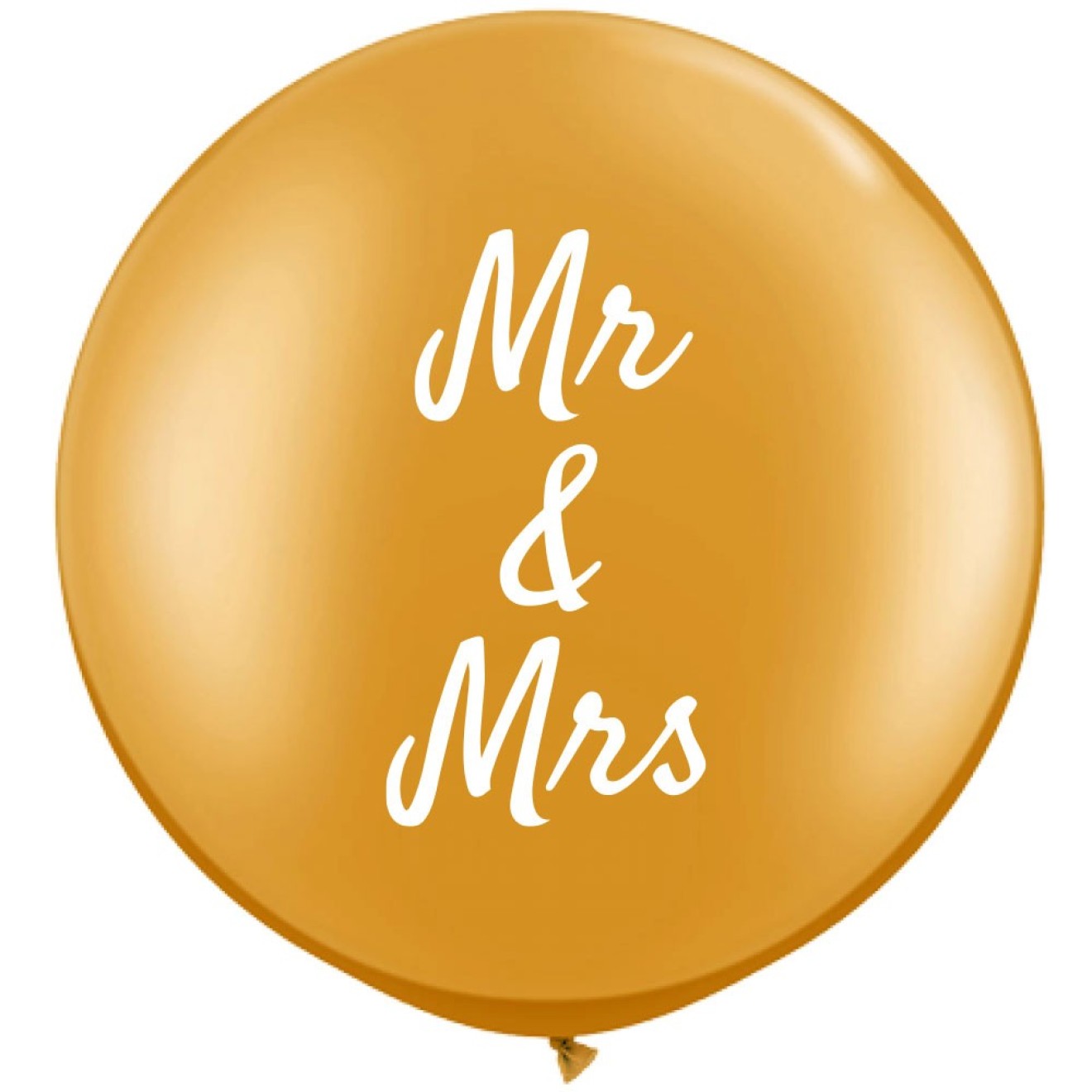 Riesenballon Mr & Mrs, Ø 100 cm - Gold