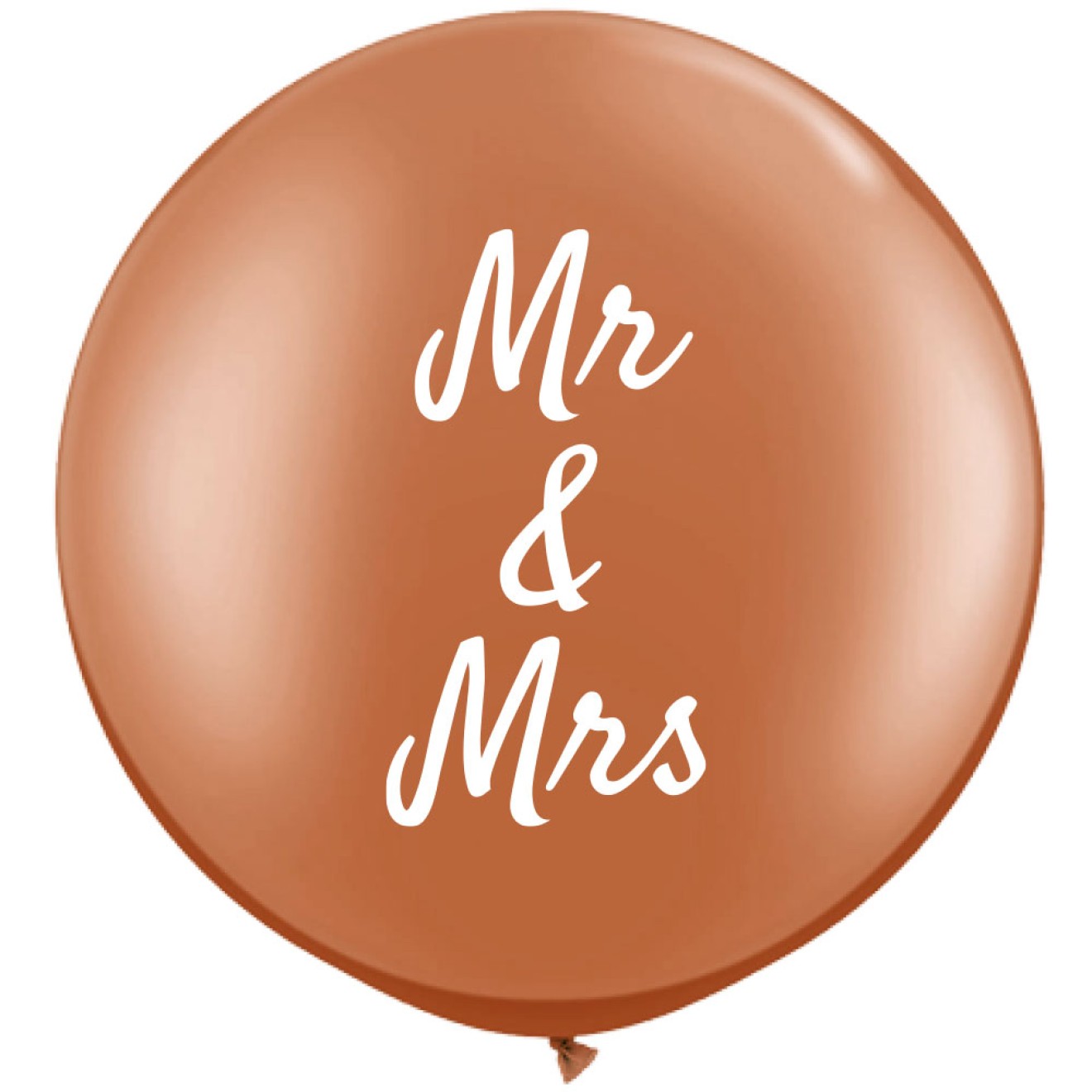 Riesenballon Mr & Mrs, Ø 60 cm - Rose Gold