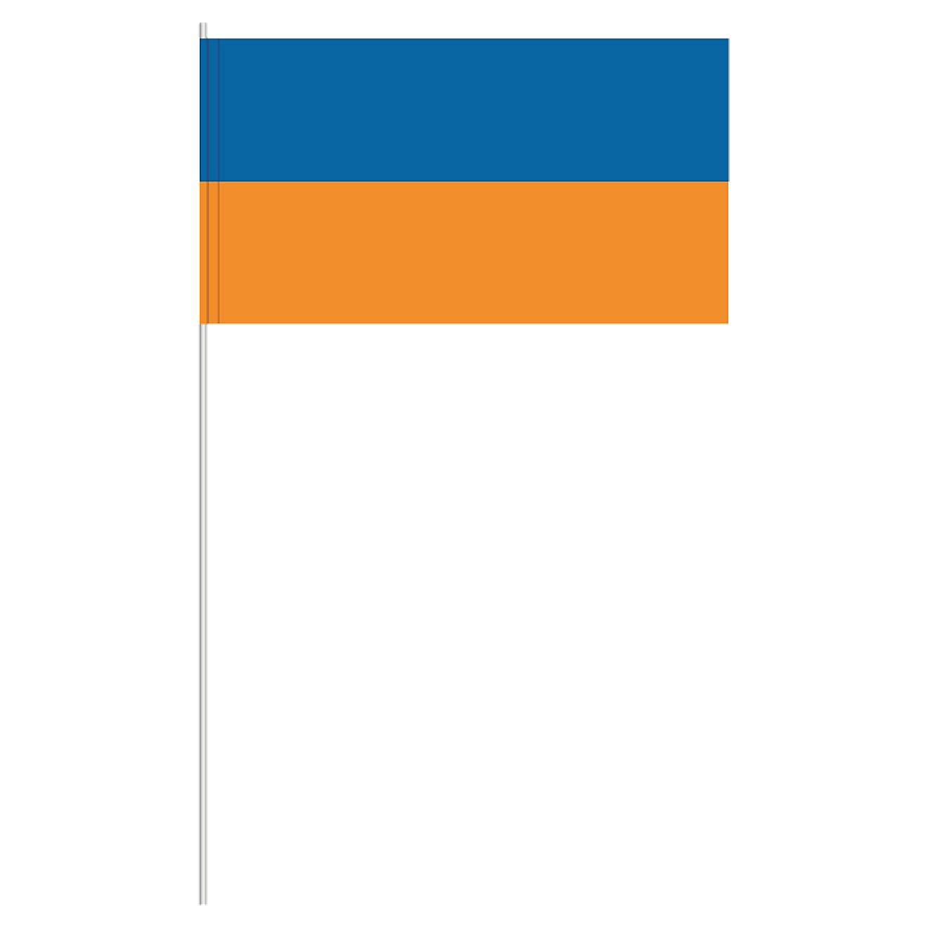 Papierfahnen gelb blau Papierfähnchen Flagge Fahne 