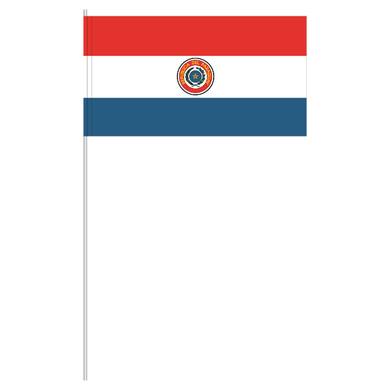 Papierfahnen Paraguay Papierfähnchen Flagge Fahne 