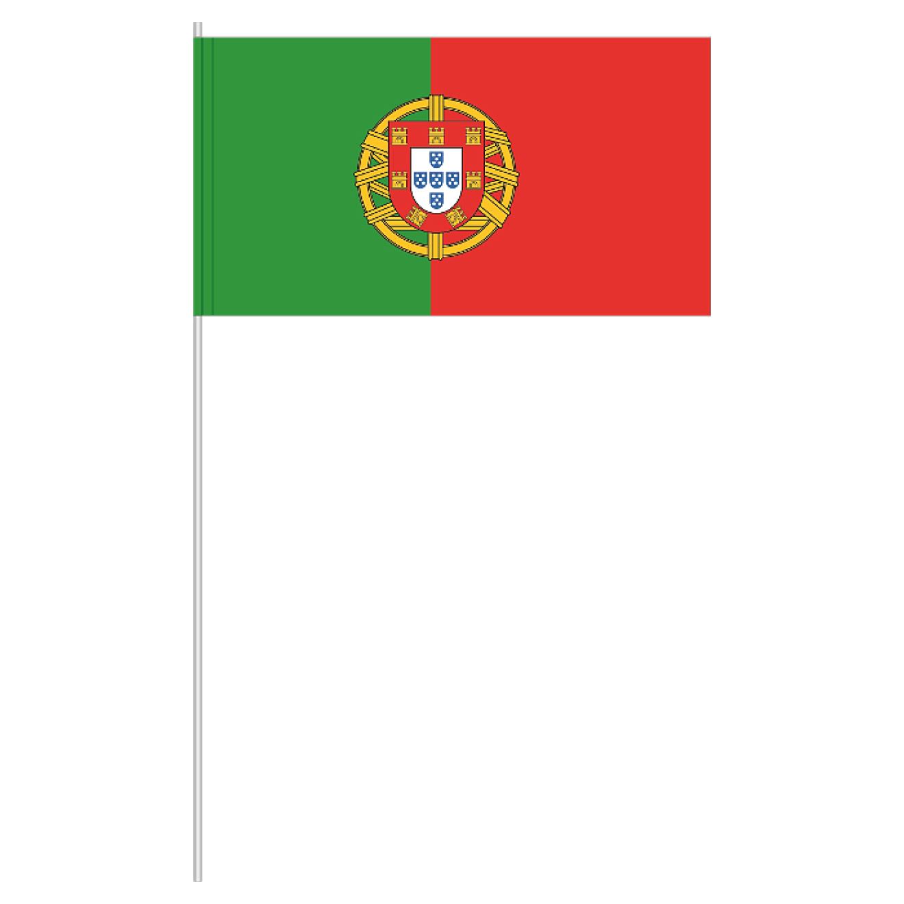 Papierfahnen Papierfähnchen Portugal Flagge Fahne 
