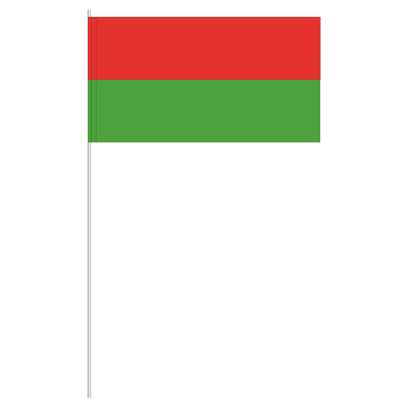 Papierfahnen grün Papierfähnchen Flagge Fahne