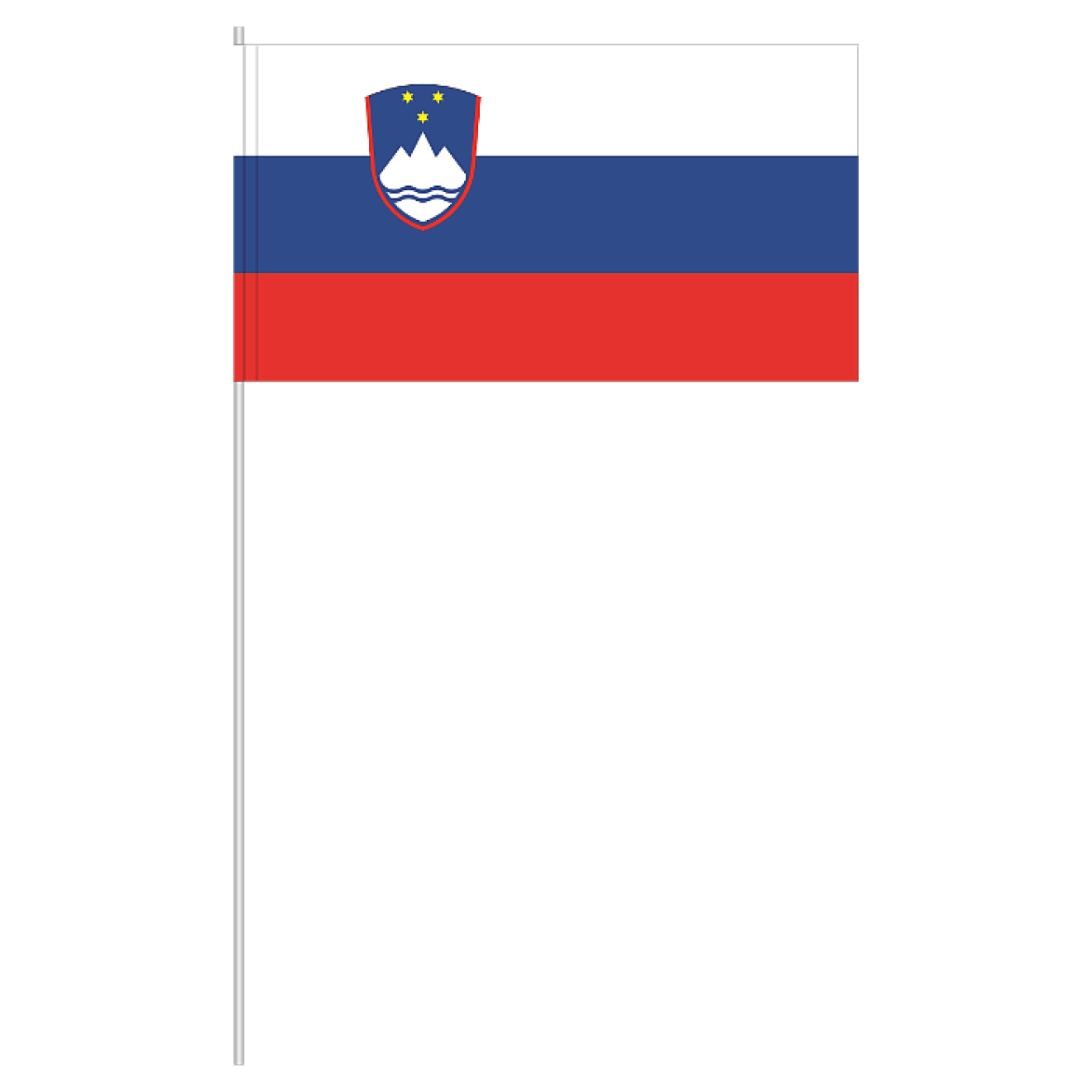 Papierfahnen Papierfähnchen Costa Rica Flagge Fahne