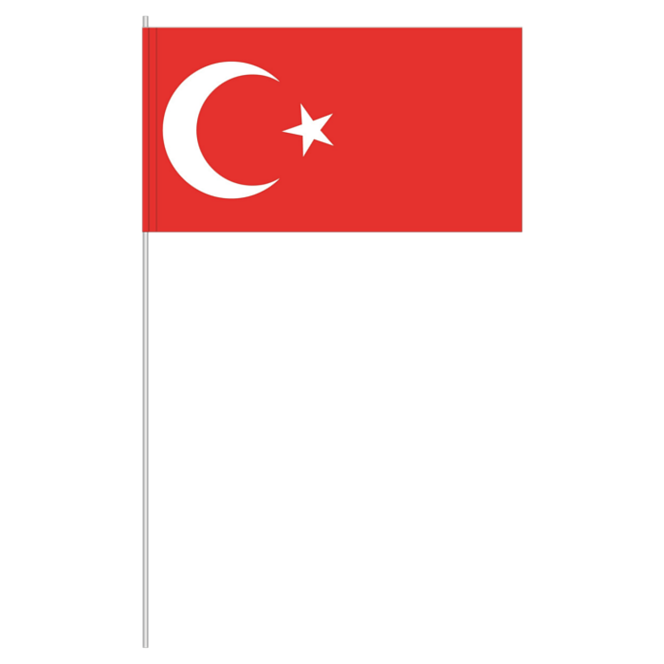 Papierfahnen Papierfähnchen Türkei Flagge Fahne 