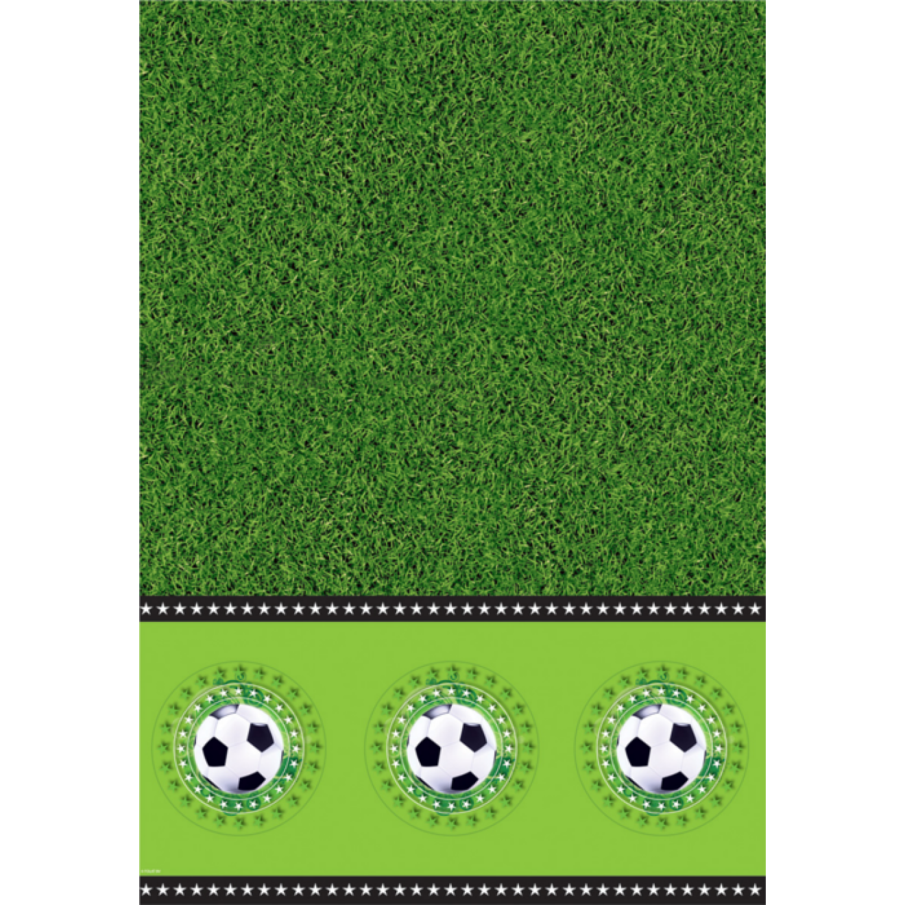 Partytischdecke Fußball - Rasen - 180 cm x 130 cm