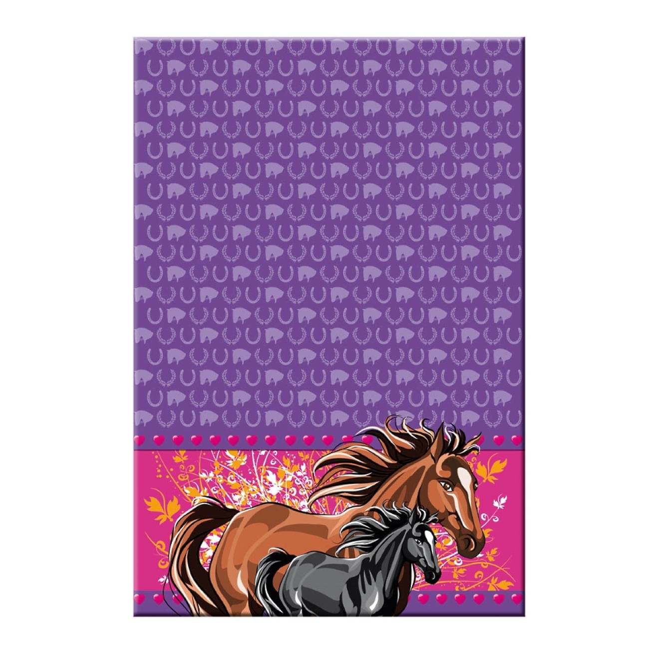 Partytischdecke Pferde - 180 cm x 130 cm