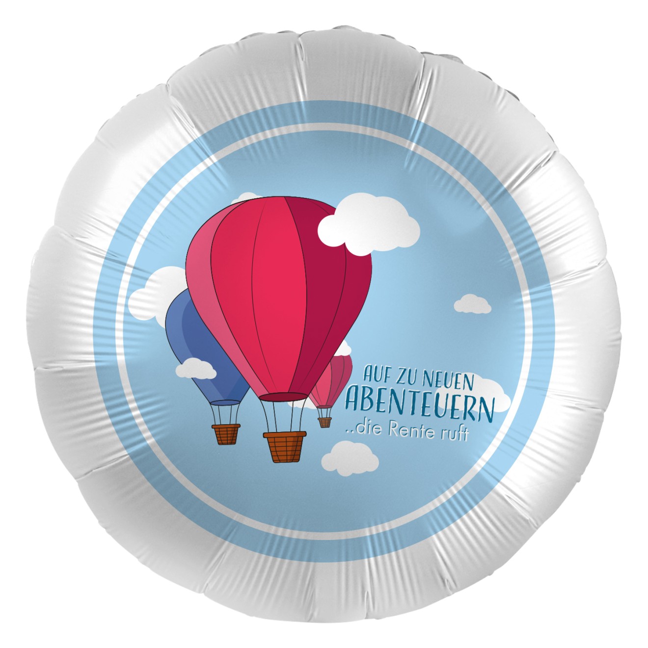Folienballons - Ruhestand - die Rente ruft
