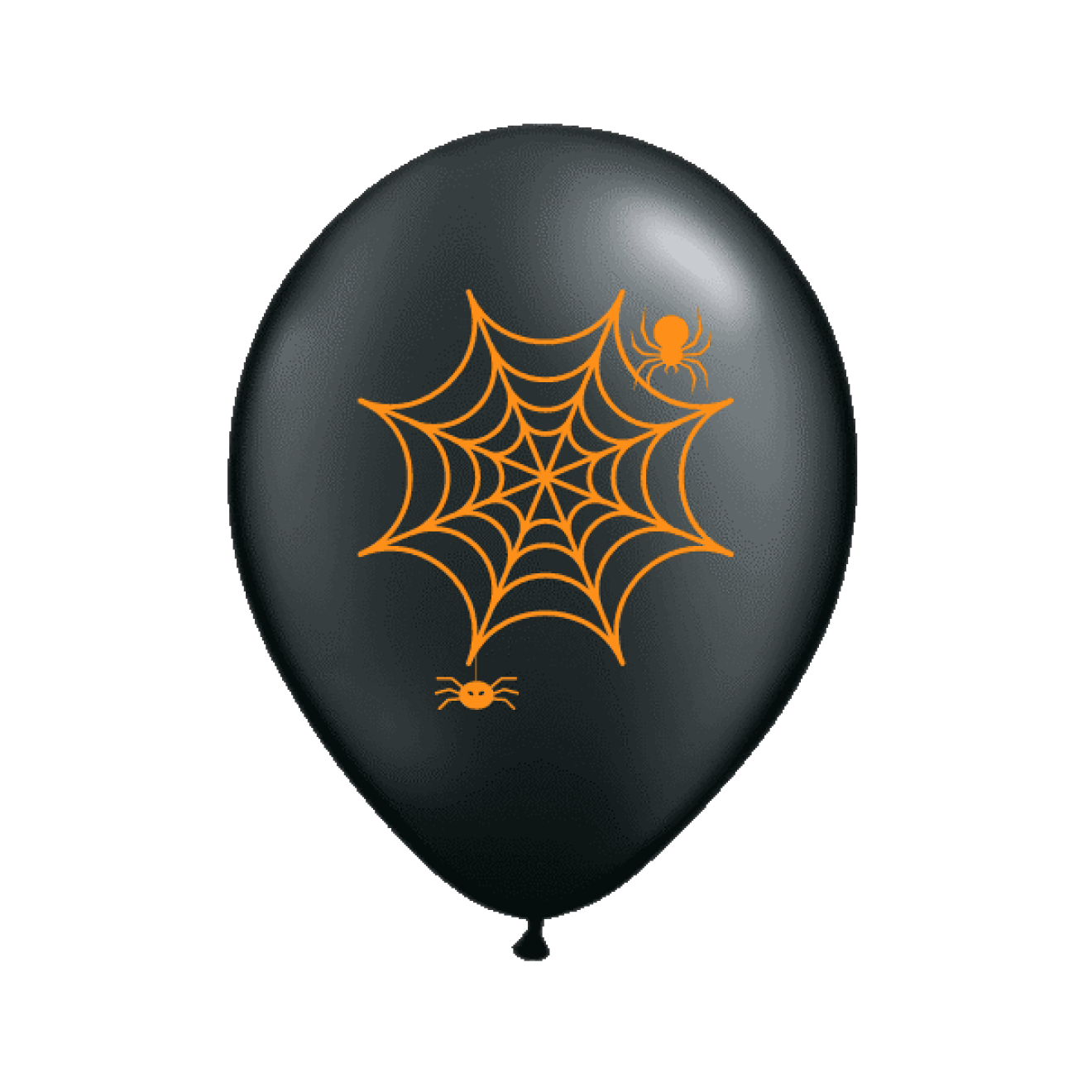 6 Luftballons Spinnen - Schwarz