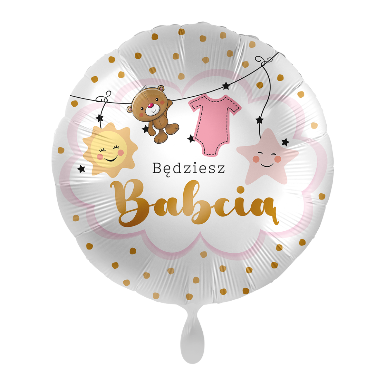 1 Balloon - Baby Girl is Coming - POL