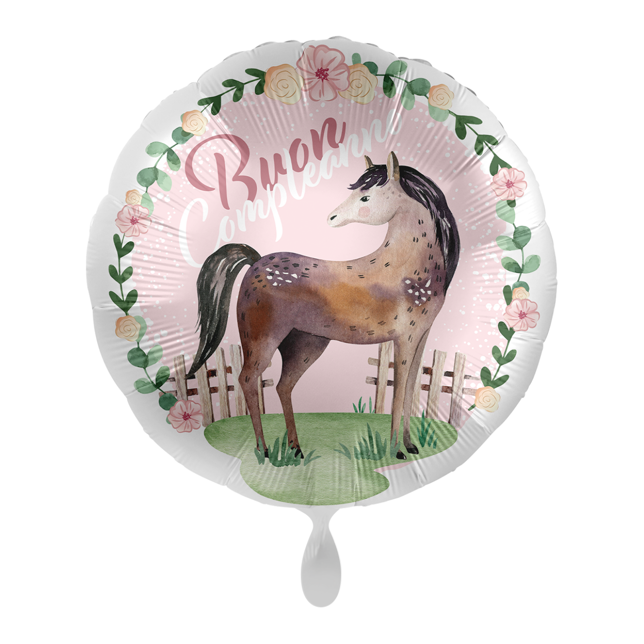 1 Balloon - Charming Horse Birthday - ITA