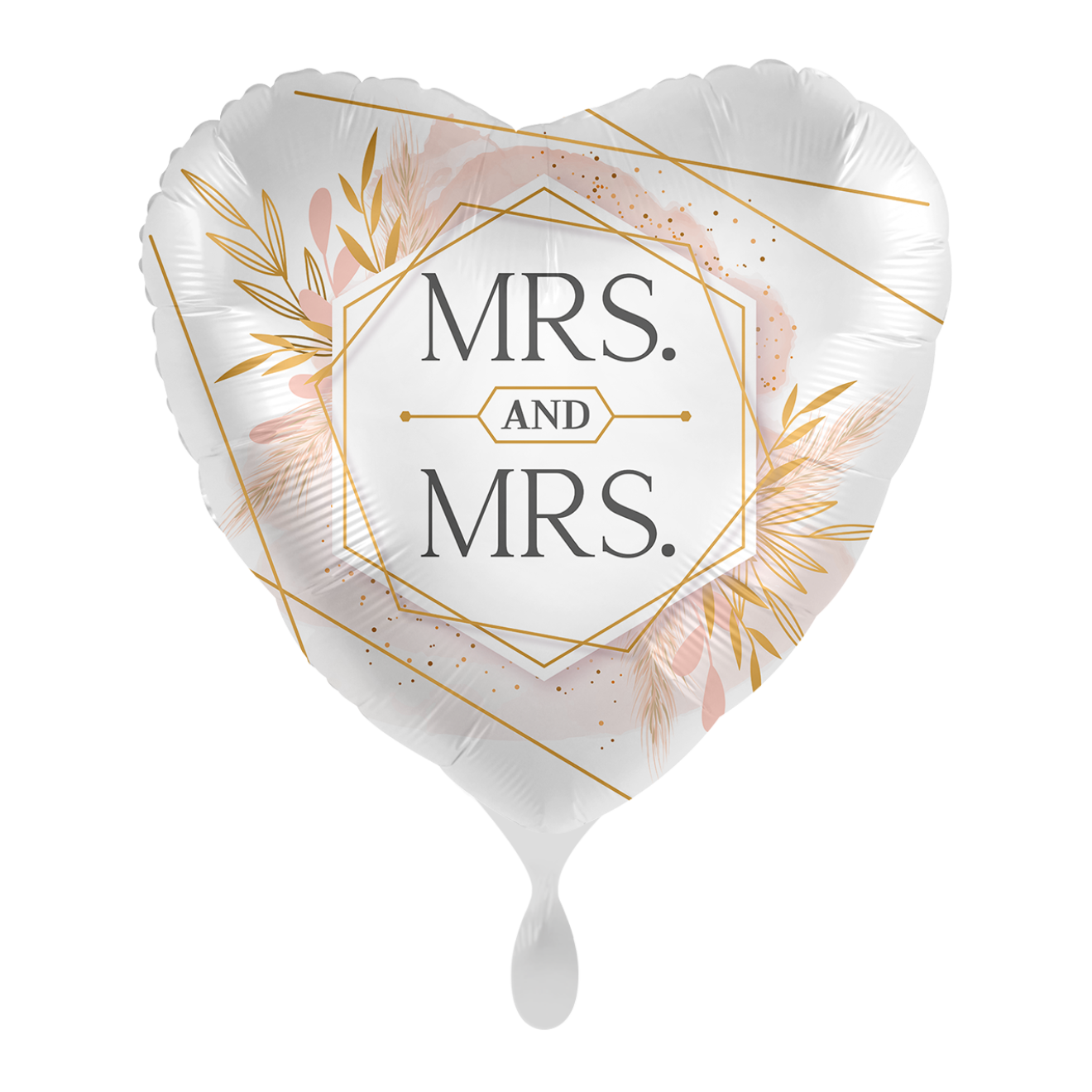 1 Balloon - Mrs. & Mrs. Modern Blush - ENG