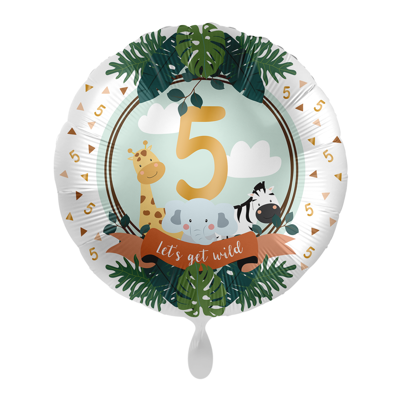 1 Balloon - Jungle Friends - Five