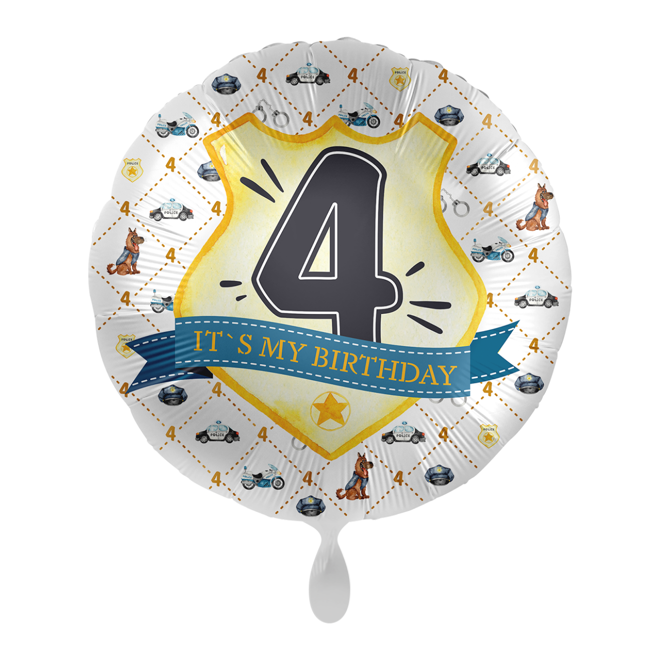 1 Balloon - Police Academy - Four