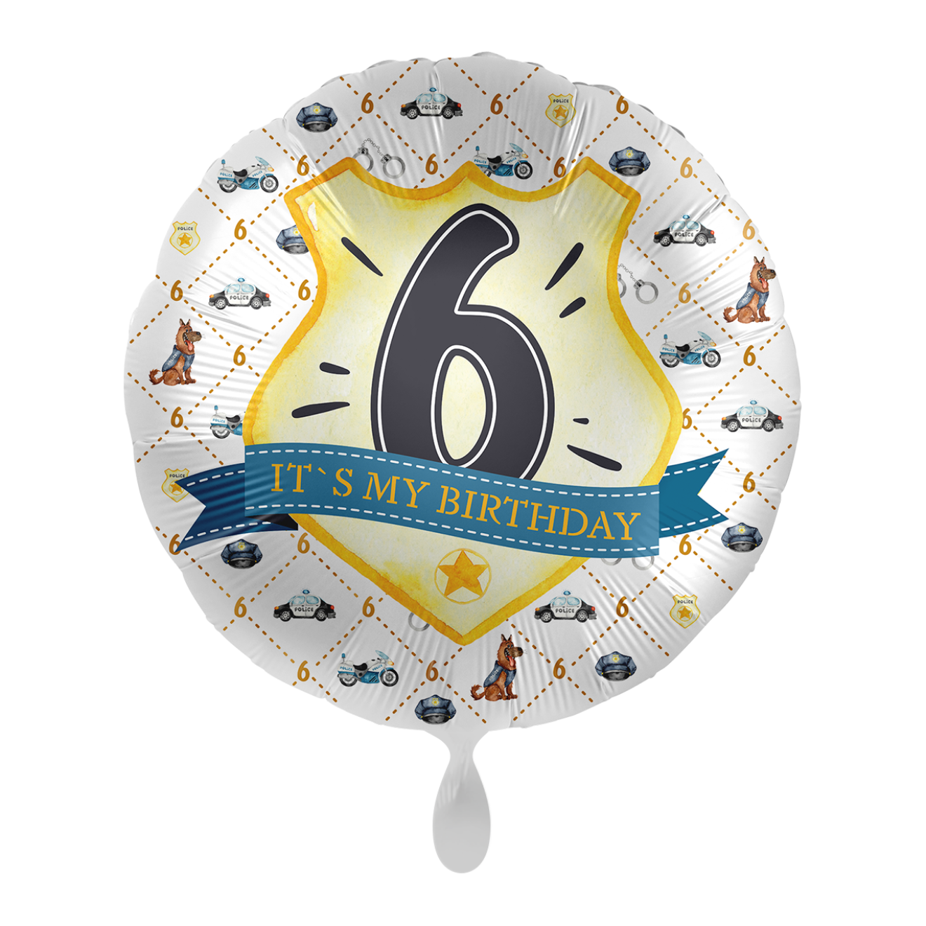 1 Balloon - Police Academy - Six