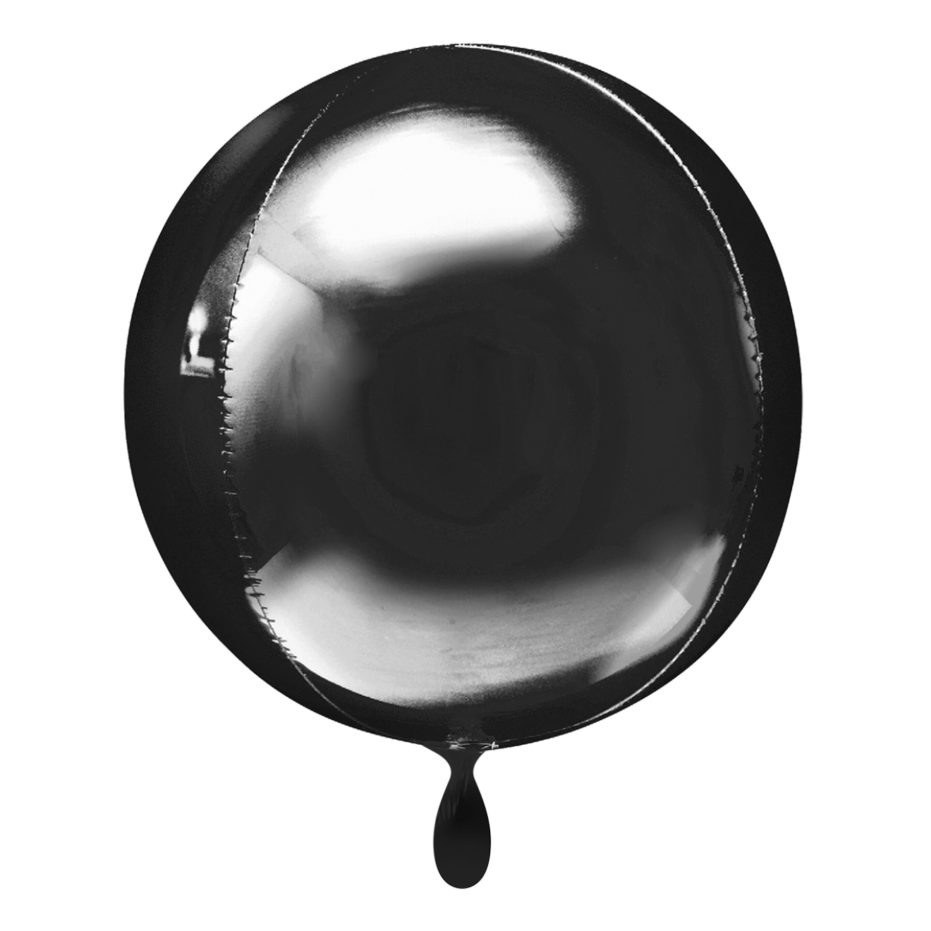 1 Balloon - Orbz® - Schwarz