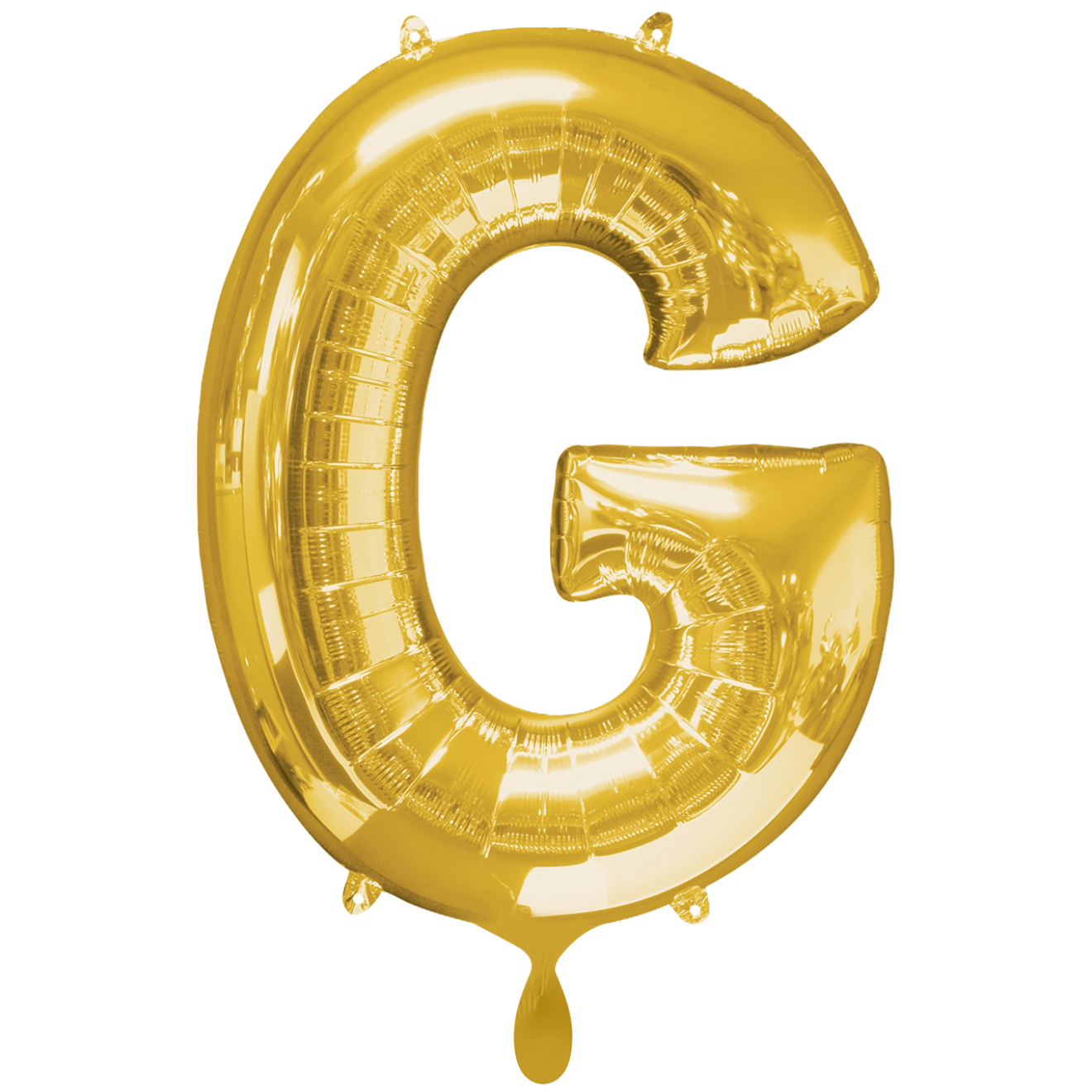 1 Balloon XXL - Buchstabe G - Gold