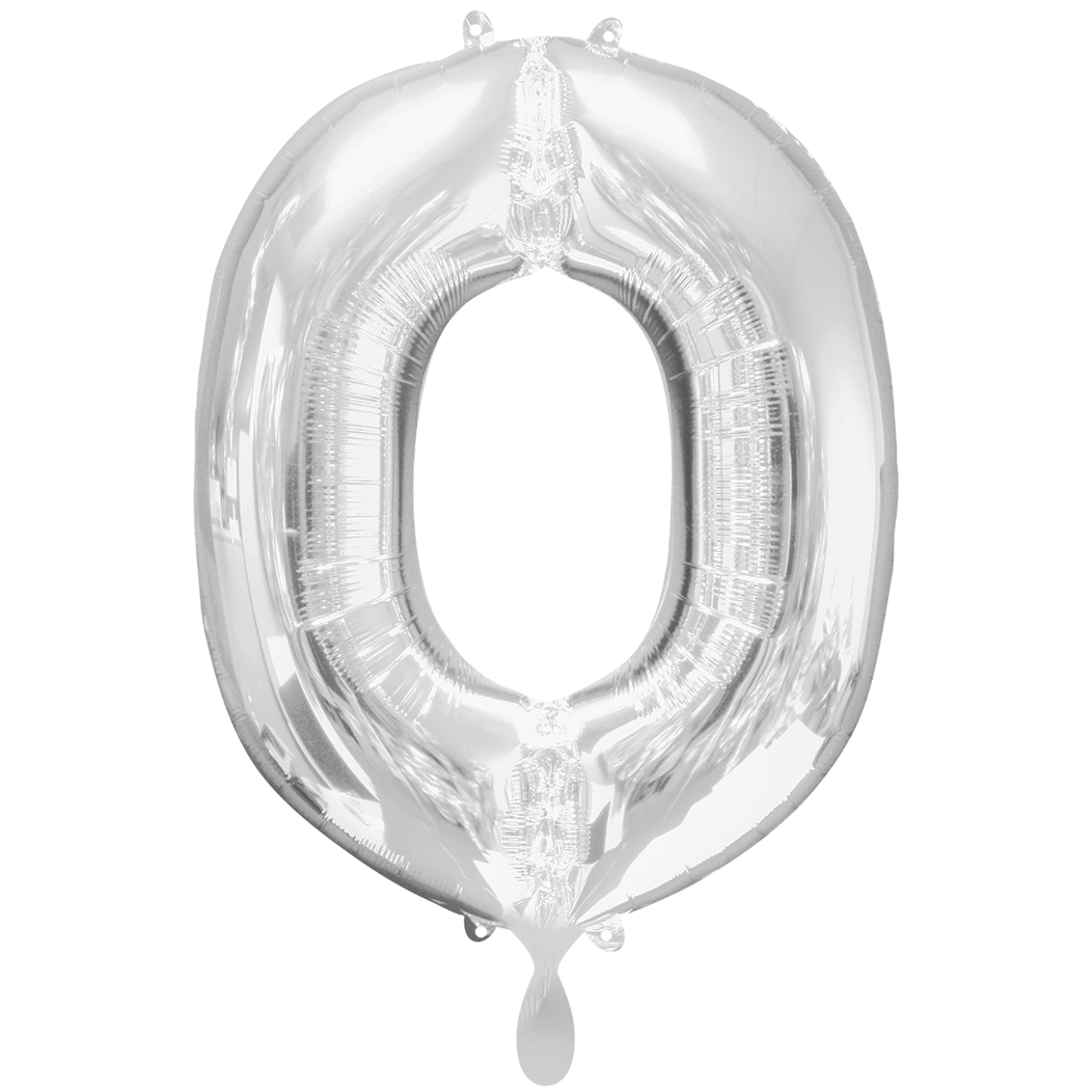 1 Balloon XXL - Buchstabe O - Silber