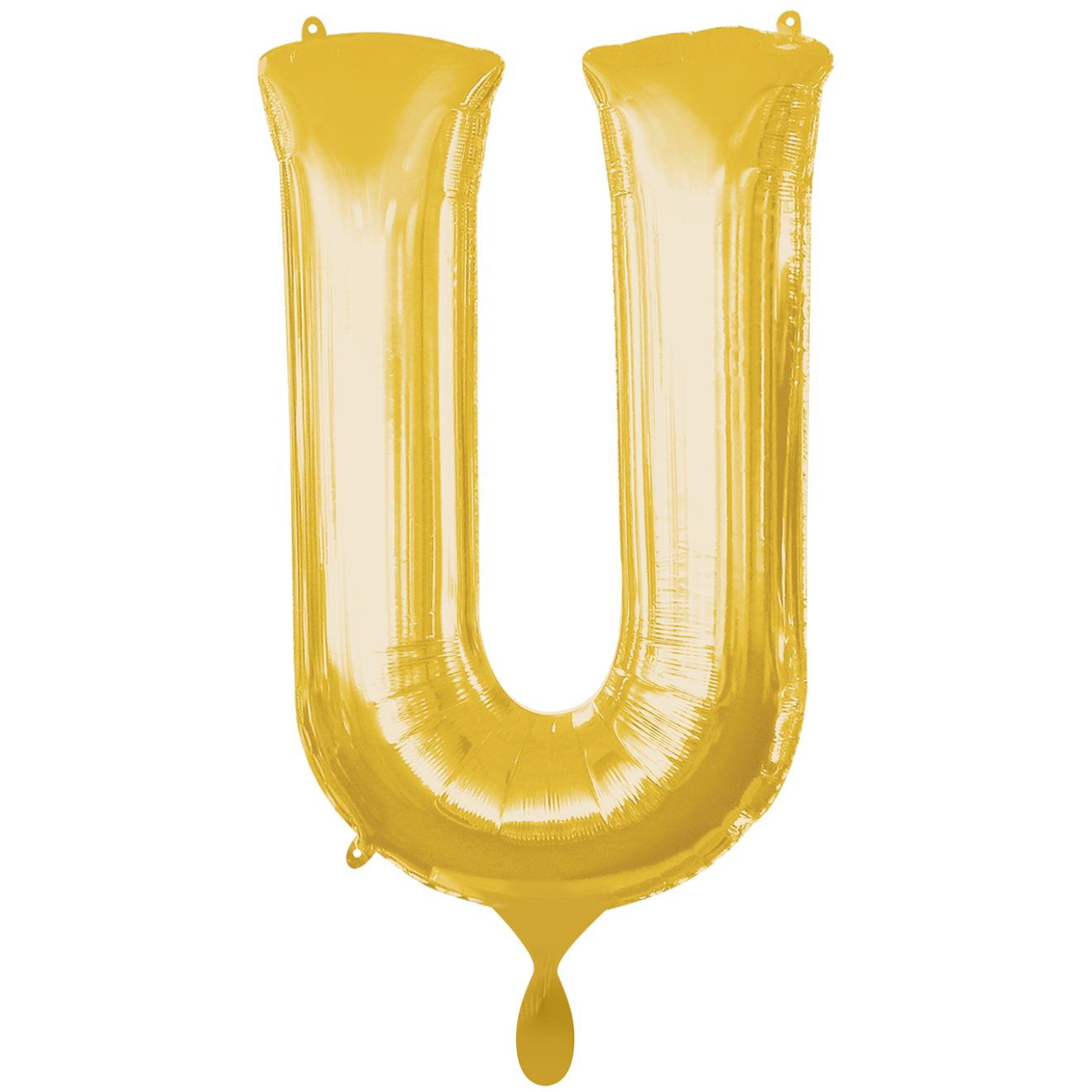 1 Balloon XXL - Buchstabe U - Gold