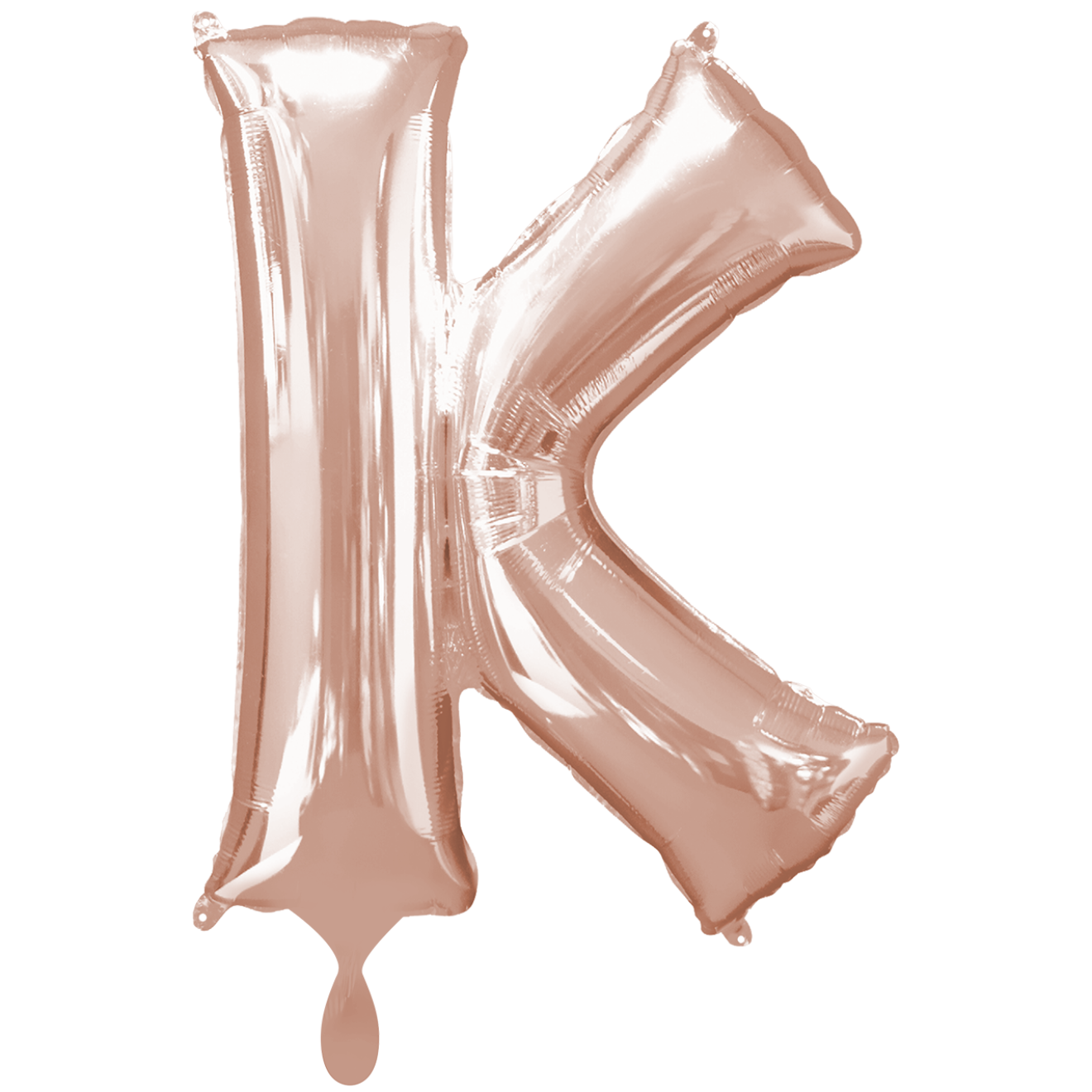 1 Balloon XXL - Buchstabe K - Rosegold