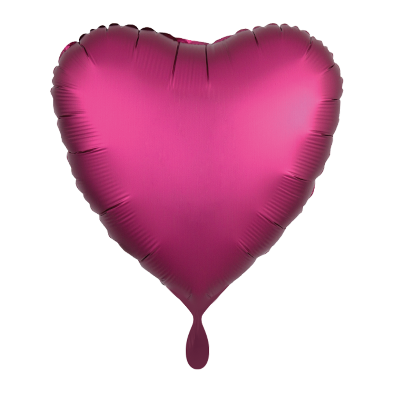 1 Ballon - Herz - Satin - Pink