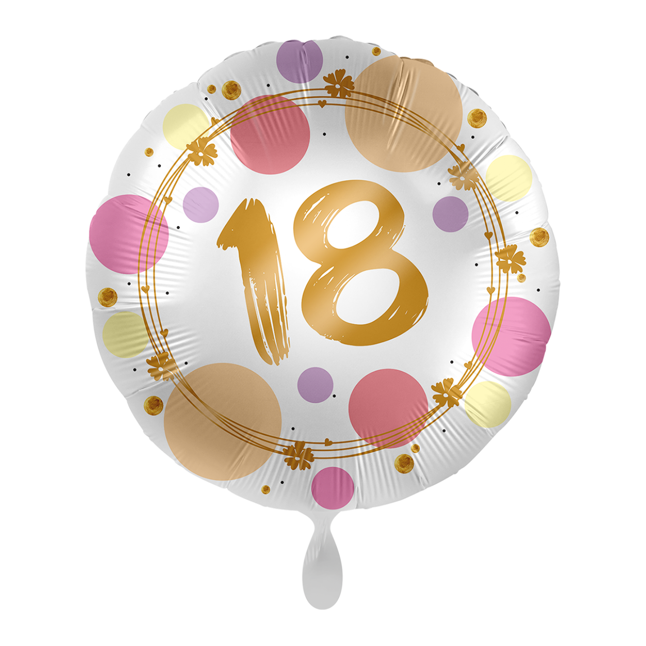 1 Balloon - Shiny Dots 18 - UNI
