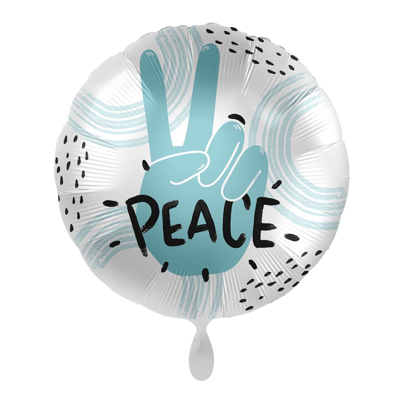 1 Balloon - Peace Hand - ENG