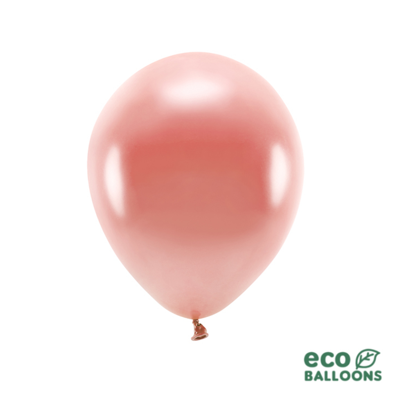 100 ECO-Luftballons - Ø 30cm - Metallic - Rosegold