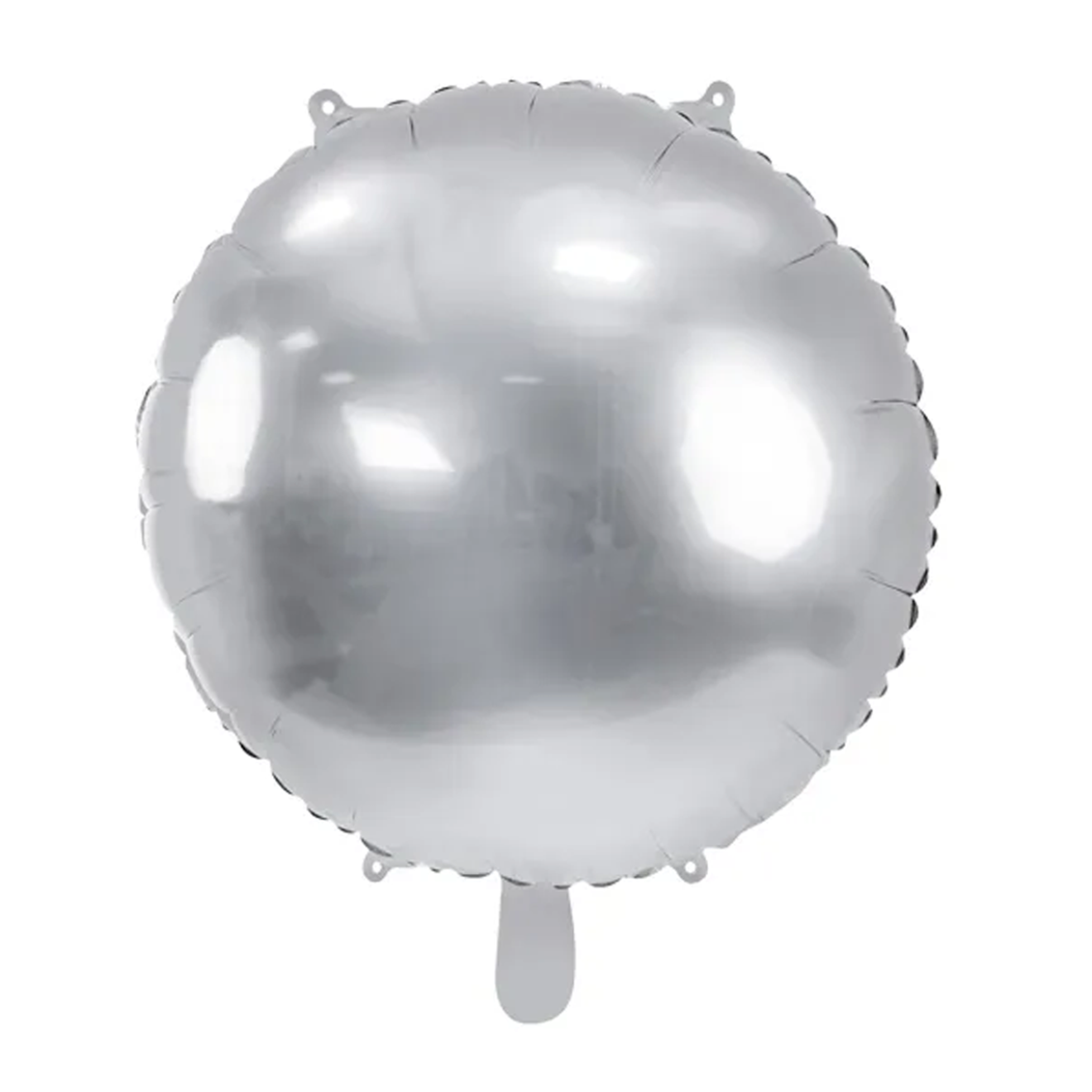 1 Ballon - Rund - Silver