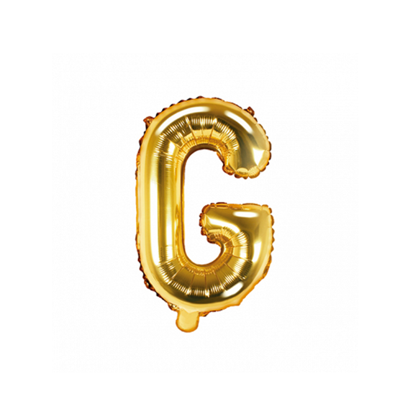 1 Ballon XS - Buchstabe G - Gold